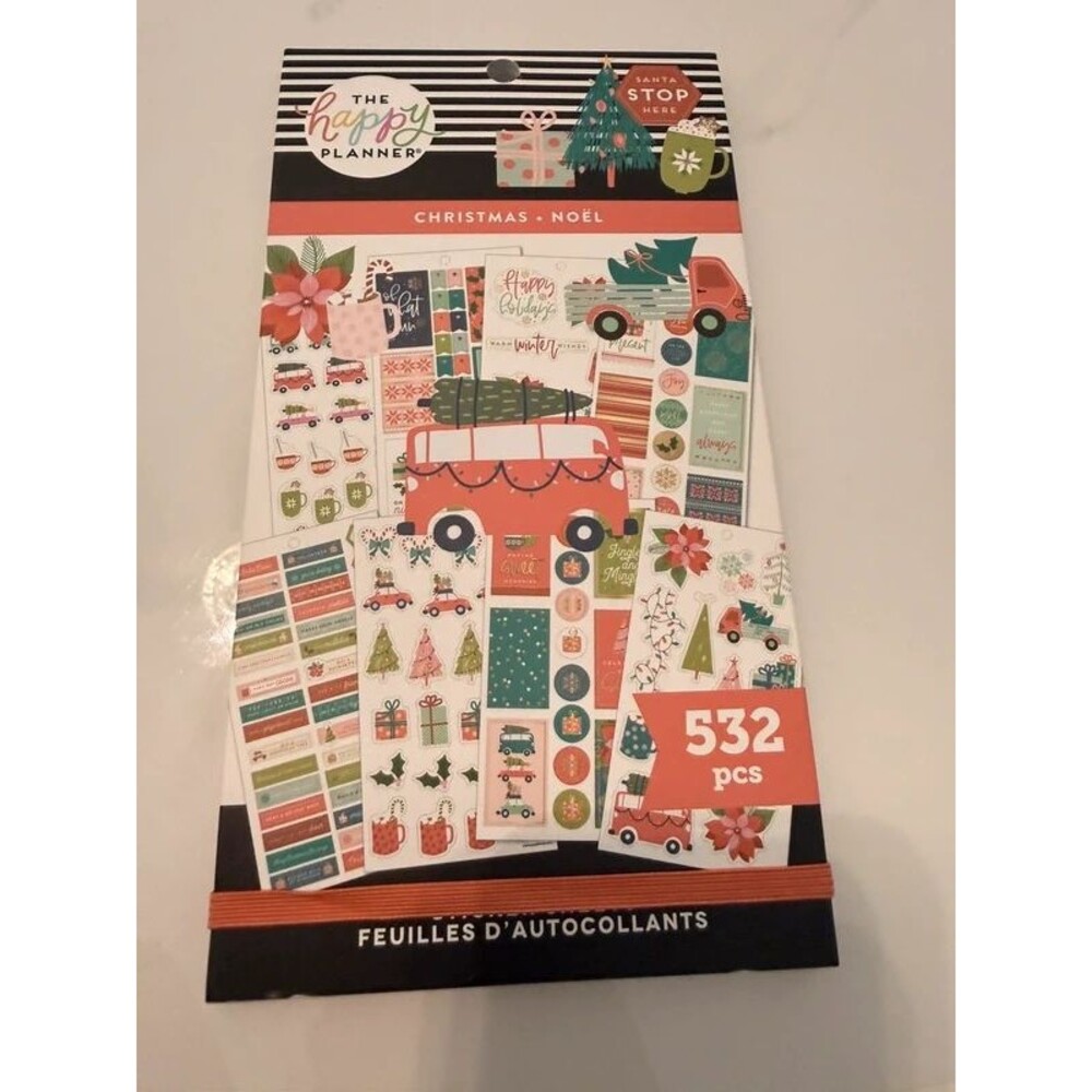 The Happy Planner sticker book Christmas Noel